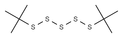 di-tert-butyl pentasulphide 结构式