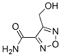 1,2,5-Oxadiazole-3-carboxamide, 4-(hydroxymethyl)- (9CI) Structure