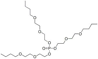 tris[2-(2-butoxyethoxy)ethyl] phosphate 结构式