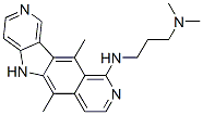 1-(gamma-Dimethylaminopropylamino)-5,11-dimethyl-6H-dipyrido(4,3-b)(3, 4-f)indole [French] 结构式