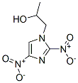 1H-Imidazole-1-ethanol, .alpha.-methyl-2,4-dinitro- Structure