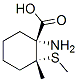 Cyclohexanecarboxylic acid, 1-amino-2-methyl-2-(methylthio)-, trans- (9CI) Struktur