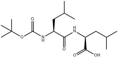 BOC-亮氨酰-亮氨酸, 73401-65-7, 结构式
