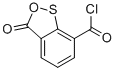 3H-2,1-Benzoxathiole-7-carbonyl chloride, 3-oxo- (9CI) Structure