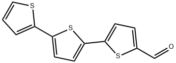 2,2':5'2''-ターチオフェン-5-カルボキシアルデヒド 化学構造式