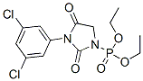 [3-(3,5-ジクロロフェニル)-2,4-ジオキソ-1-イミダゾリジニル]ホスホン酸ジエチル 化学構造式