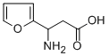 3-アミノ-3-(2-フリル)プロパン酸 化学構造式