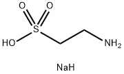 2-アミノエタンスルホン酸ナトリウム 化学構造式
