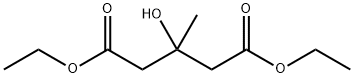 3-ヒドロキシ-3-メチルペンタン二酸ジエチル 化学構造式