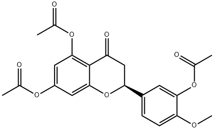 RAC-三酢酸ヘスペレチン 化学構造式