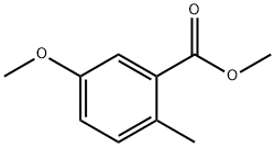 5-メトキシ-2-メチル安息香酸メチル 化学構造式