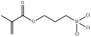 2-甲基-2-丙烯酸3-(三氯硅基)丙酯, 7351-61-3, 结构式