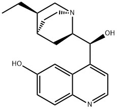 (9S)-10,11-ジヒドロシンコナン-6′,9-ジオール 化学構造式