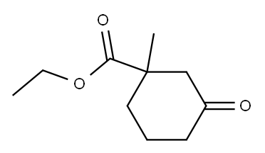 ethyl 1-methyl-3-oxo-cyclohexane-1-carboxylate Structure