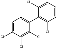 2,2',3,4,6'-ペンタクロロ-1,1'-ビフェニル 化学構造式