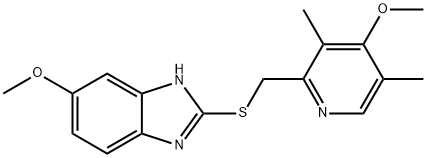 奥美拉唑硫醚, 73590-85-9, 结构式