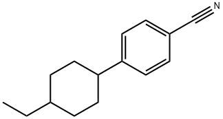 1-氰基-4-(反-4-乙基环己基)苯, 73592-81-1, 结构式