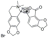 (-)-荷包牡丹碱甲溴化物, 73604-30-5, 结构式