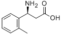 (S)-3-氨基-3-(2-甲基苯基)-丙酸 结构式