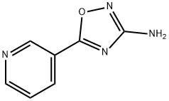 5-(吡啶-3-基)-1,2,4-恶二唑-3-胺 结构式