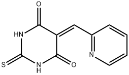 5-(2-Pyridylmethylene)-2-thiobarbituric acid Structure