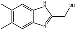 1H-Benzimidazole-2-methanethiol,5,6-dimethyl-(9CI) Structure