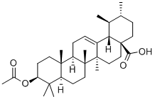 熊果酸乙酸酯 结构式