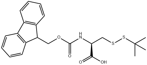 亚芴甲氧羰基半胱胺酸 结构式