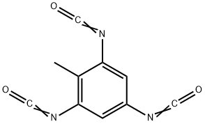 toluene-2,4,6-triyl triisocyanate Structure