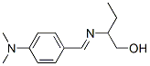 2-[(p-ジメチルアミノベンジリデン)アミノ]-1-ブタノール 化学構造式
