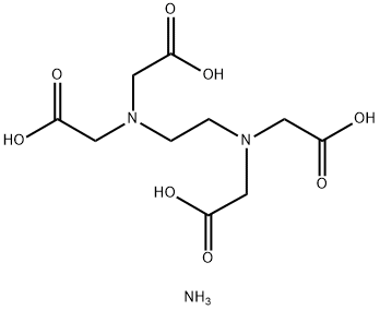 N,N’-1,2-乙烷二基双[N-(羧甲基)]甘氨酸铵盐, 7379-26-2, 结构式