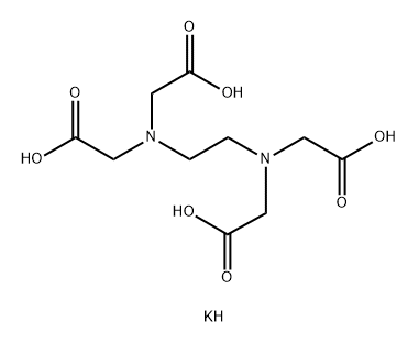 N,N'-ethylenebis[N-(carboxymethyl)aminoacetic] acid, potassium salt 结构式