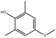 4-メチルチオ-2,6-キシレノール 化学構造式
