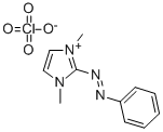 1,3-Dimethyl-2-(phenylazo)-imidazolium perchlorate 结构式