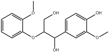 愈创木酚基甘油-Β-愈创木基丙醚, 7382-59-4, 结构式