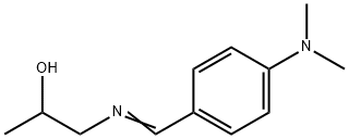1-[(p-Dimethylaminobenzylidene)amino]-2-propanol Struktur