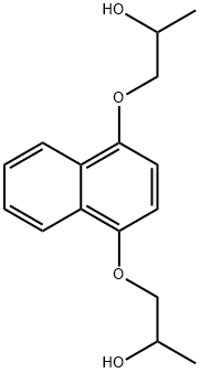 1,1'-(1,4-Naphthalenediylbisoxy)bis(2-propanol) Structure