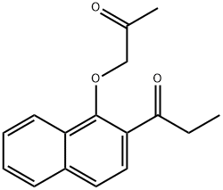 1-(1-Acetonyloxy-2-naphtyl)-1-propanone Structure