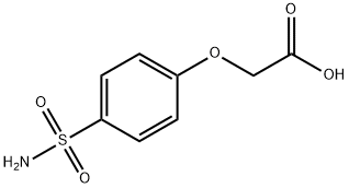 2-(4-氨磺酰苯氧基)乙酸 结构式