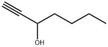 1-庚炔-3-醇, 7383-19-9, 结构式