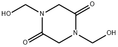 2,5-Piperazinedione,1,4-bis(hydroxymethyl)-(6CI,7CI,8CI,9CI) 结构式