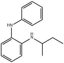 N-(1-methylpropyl)-N'-phenylbenzene-1,2-diamine 结构式