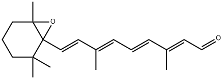 5,6-エポキシレチナール 化学構造式