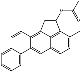 2-Acetoxy-3-methylcholanthrene Struktur