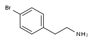 (4-ブロモフェネチル)アミン 化学構造式