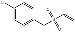 (p-Chlorobenzyl)vinyl sulfone Structure