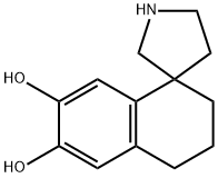 Spiro[naphthalene-1(2H),3-pyrrolidine]-6,7-diol, 3,4-dihydro- (9CI) Structure