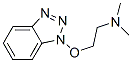 1-(beta-dimethylaminoethoxy)benzotriazole 结构式