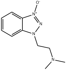 1H-Benzotriazole-1-ethanamine, N,N-dimethyl-, 3-oxide 结构式