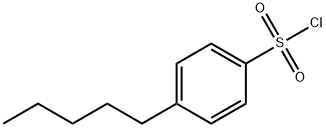4-N-戊(烷)基苯磺酰基氯, 73948-18-2, 结构式